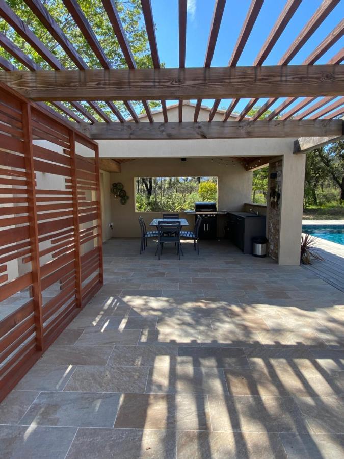 Magnifique Villa Avec Piscine Au Coeur Des Vignes Cogolin Buitenkant foto